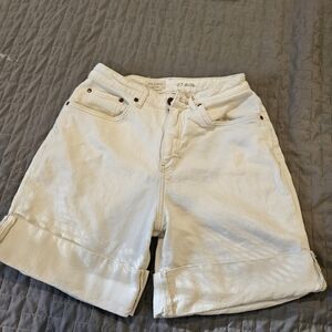 The Austyn High-Rise Cuffed Jean Shorts by Pilcro 27